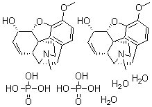 CAS#: 5913-76-8， Codeine Phosphate Sesquihydrate