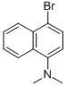 structure of CAS# 59557-93-6, 1-Bromo-4-(Dimethylamino)Naphthalene;1-Naphthalenamine, 4-Bromo-N,N-Dimethyl-;1-BROMO-4-(DIMETHYLAMINO)NAPHTHALENE;4-Bromo-N,N-Dimethyl-1-Naphthylamine
