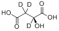 CAS#: 59652-74-3， (S)-Hydroxy-Butanedioic-D3 Acid