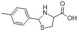 structure of CAS# 59668-69-8, 2-(2-p-Tolyl)-4-Thiazolidinecarboxylic Acid;2-(4-METHYLPHENYL)-1,3-THIAZOLANE-4-CARBOXYLIC ACID;2-(2-P-TOLYL)-4-THIAZOLIDINECARBOXYLIC ACID;2-P-TOLYL-THIAZOLIDINE-4-CARBOXYLIC ACID