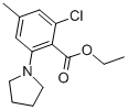 CAS#: 59686-39-4， Ethyl 2-Chloro-4-Methyl-6-Tetrahydro-1H-Pyrrol-1-Ylbenzoate