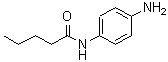 结构式 CAS# 59690-87-8, N-(4-氨基苯基)戊酰胺