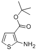 structure of CAS# 59739-05-8, 2-Aminothiophene-3-Carboxylic Acid Tert-Butyl Ester;2-AMINOTHIOPHENE-3-CARBOXYLIC ACID TERT-BUTYL ESTER;2-AMINOTHIOPHENE-3-CARBOXYLIC ACID T-BUTYL ESTER;Tert-Butyl 2-Aminothiophene-3-Carboxylate