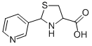 structure of CAS# 59777-95-6, 2-(3-Pyridyl)Thiazolidine-4-Carboxylic Acid;2-(3-Pyridyl)Thiazolidine-4-Carboxylic Acid;2-(3-Pyridyl)-4-Thiazolidinecarboxylic Acid;Sdccgmls-0040486.P002