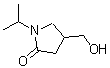 结构式 CAS# 59857-88-4, 4-(羟基甲基)-1-异丙基-2-吡咯烷酮
