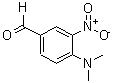 结构式 CAS# 59935-39-6, 4-(二甲基氨基)-3-硝基苯甲醛