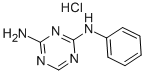 结构式 CAS# 6011-10-5, 2-氨基-4-苯胺基-1,3,5-三嗪盐酸盐