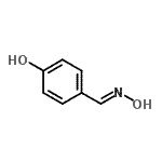 structure of CAS# 60221-52-5, 4-[(E)-(Hydroxyimino)Methyl]Phenol;(E)-4-hydroxybenzaldehyde oxime;4-((hydroxyimino)methyl)phenol;4-[(1E)-(hydroxyimino)methyl]phenol