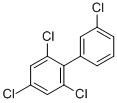 structure of CAS# 60233-24-1, 2,3',4,6-Tetrachlorobiphenyl;2,3',4,6-Tetrachloro-1,1'-Biphenyl;1,1'-Biphenyl, 2,3',4,6-Tetrachloro-