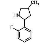 CAS#: 603068-40-2， 2-(2-Fluorophenyl)-4-methylpyrrolidine
