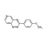 CAS 登录号：60445-71-8， 3-(4-甲氧基苯基)吡啶并[3,4-e][1,2,4]三嗪