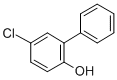 structure of CAS# 607-12-5, 5-Chloro[1,1'-Biphenyl]-2-Ol;4-Chloro-2-Phenyl-Phenol;5-Chloro-2-Biphenylol;Ai3-09046