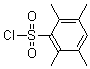 structure of CAS# 60706-63-0, 2,3,5,6-Tetramethyl-Benzenesulfonylchloride;Sbb005823;2,3,5,6-Tetramethylbenzenesulphonyl Chloride