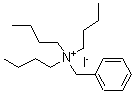 结构式 CAS# 60754-76-9, N-苄基-N,N-二丁基-1-丁烷铵碘化物