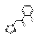 structure of CAS# 60850-73-9, 1-(2-Chlorophenyl)-2-(1H-1,2,4-Triazol-1-Yl)Ethanone;1-(2-Chlorophenyl)-2-(1H-1,2,4-triazol-1-yl)-ethanone;1-(2-chlorophenyl)-2-(1h-1,2,4-triazole-1-yl)-ethanone;BAS 00654787