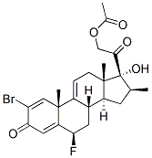 CAS#: 60864-76-8， 2-Bromo-6beta-Fluoro-17,21-Dihydroxy-16beta-Methylpregna-1,4,9(11)-Triene-3,20-Dione 21-Acetate