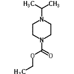 结构式 CAS# 61014-91-3, 乙基4-异丙基-1-哌嗪羧酸酯