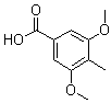 结构式 CAS# 61040-81-1, 3,5-二甲氧基-4-甲基-苯甲酸