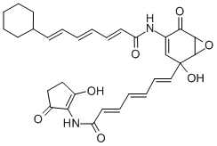 结构式 CAS# 61116-33-4, 阿苏克霉素