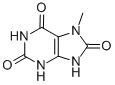 structure of CAS# 612-37-3, 7-Methyluric Acid;7-Methyluric Acid;C16355;7,9-Dihydro-7-Methyl-1H-Purine-2,6,8(3H)-Trione