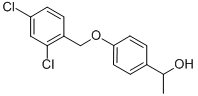 结构式 CAS# 61292-28-2, 1-(4-[(2,4-二氯苄基)氧基]苯基)-1-乙醇