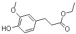 structure of CAS# 61292-90-8, 4-Hydroxy-3-Methoxy-Benzenepropanoic Acid Ethyl Ester;Ethyl 3-(4-Hydroxy-3-Methoxy-Phenyl)Propanoate;3-(4-Hydroxy-3-Methoxyphenyl)Propanoic Acid Ethyl Ester;3-(4-Hydroxy-3-Methoxy-Phenyl)Propionic Acid Ethyl Ester