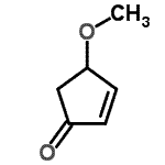 CAS 登录号：61322-97-2， 4-甲氧基-2-环戊烯-1-酮