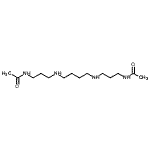 structure of CAS# 61345-83-3, N,N'-[1,4-Butanediylbis(Imino-3,1-Propanediyl)]Diacetamide;DASpm;N(1),N(12)-diacetylspermine;N,N'-[butane-1,4-diylbis(iminopropane-3,1-diyl)]diacetamide