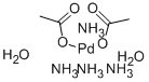 structure of CAS# 61495-96-3, Tetraamminepalladium(II) Acetate;Ammonia;Palladium(+2) Cation;Diacetate;Azane;Palladium(+2) Cation;Diethanoate;Tetraamminepalladium(2+) Diacetate