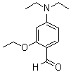 structure of CAS# 61657-61-2, 4-(Diethylamino)-2-Ethoxybenzaldehyde;4-(diethylamino)-2-ethoxybenzaldehyde;4-Diethylamino-2-ethoxy-benzaldehyde;BAS 13521039