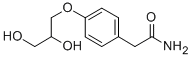 结构式 CAS# 61698-76-8, 2-[4-(2,3-二羟基丙氧基)苯基]乙酰胺