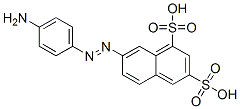CAS#: 61827-77-8， 7-[(4-Aminophenyl)Azo]Naphthalene-1,3-Disulphonic Acid
