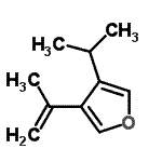 CAS 登录号：61838-58-2， 3-异丙烯基-4-异丙基呋喃