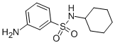 structure of CAS# 61886-26-8, 3-Amino-N-Cyclohexylbenzenesulfonamide;3-Amino-N-Cyclohexyl-Benzenesulfonamide;Zinc04352783