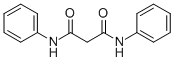 structure of CAS# 621-10-3, N,N'-Di(phenyl)malonamide;N,N'-Di(Phenyl)Malonamide;Mls001143887;Smr000473326