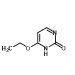 结构式 CAS# 6220-43-5, 4-乙氧基-2(1H)-嘧啶酮