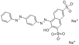 structure of CAS# 6226-78-4, Acid Red 150;Disodium (4Z)-3-Oxo-4-[(4-Phenyldiazenylphenyl)Hydrazinylidene]Naphthalene-2,7-Disulfonate;Disodium 3-Oxo-4-[(4-Phenylazophenyl)Hydrazono]Naphthalene-2,7-Disulfonate;Disodium (4Z)-3-Oxo-4-[(4-Phenylazophenyl)Hydrazono]Naphthalene-2,7-Disulfonate