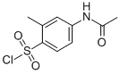 structure of CAS# 62374-67-8, 4-(Acetylamino)-2-Methyl-Benzenesulfonyl Chloride ;4-Acetamido-2-Methyl-Benzenesulfonyl Chloride;Benzenesulfonyl Chloride, 4-(Acetylamino)-2-Methyl-;St5342133