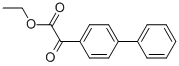 structure of CAS# 6244-53-7, Ethyl alpha-Oxo[1,1'-Biphenyl]-4-Acetate;2-Oxo-2-(4-Phenylphenyl)Acetic Acid Ethyl Ester;2-Keto-2-(4-Phenylphenyl)Acetic Acid Ethyl Ester;Ethyl 2-Oxo-2-(4-Phenylphenyl)Ethanoate