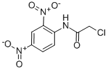 结构式 CAS# 6271-08-5, 2-氯-N-(2,4-二硝基-苯基)-乙酰胺