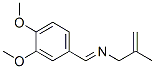 CAS 登录号：6302-39-2， 1-(3,4-二甲氧基苯基)-N-(2-甲基丙-2-烯基)甲亚胺