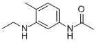 structure of CAS# 63134-04-3, N1-[3-(Ethylamino)-4-Methylphenyl]Acetamide;N-(3-Ethylamino-4-Methyl-Phenyl)Acetamide;N-(3-Ethylamino-4-Methyl-Phenyl)Ethanamide;Maybridge1_002559