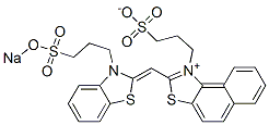 CAS#: 63149-36-0， 1-(3-Sulfopropyl)-2-((3-(3-sulfopropyl)-2(3H)-benzothiazolylidene)methyl)-Naphtho(1,2-d)thiazolium inner salt sodium salt