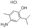 structure of CAS# 6321-11-5, 6-Aminothymol Hydrochloride;4-Amino-2-Isopropyl-5-Methyl-Phenol Chloride;4-Amino-2-Isopropyl-5-Methylphenol Chloride;4-Amino-5-Methyl-2-Propan-2-Yl-Phenol Chloride
