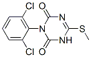 CAS 登录号：63308-79-2， 3-(2,6-二氯苯基)-6-(甲硫基)-1,3,5-三嗪-2,4(1H,3H)-二酮
