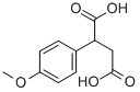结构式 CAS# 6331-59-5, 2-(4-甲氧基-苯基)-琥珀酸