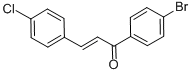 structure of CAS# 6332-22-5, 1-(4-Bromophenyl)-3-(4-Chlorophenyl)-2-Propen-1-One;(E)-1-(4-Bromophenyl)-3-(4-Chlorophenyl)Prop-2-En-1-One;4'-Bromo-4-Chlorochalcone;A3001/0126415