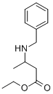 structure of CAS# 6335-80-4, Ethyl3-(Benzylamino)Butanoate;3-(Phenylmethylamino)Butanoic Acid Ethyl Ester;3-(Benzylamino)Butyric Acid Ethyl Ester;Nsc38818