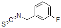 结构式 CAS# 63351-94-0, 1-氟-3-(异硫氰酸基甲基)-苯