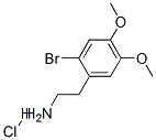 结构式 CAS# 63375-81-5, 2-(2-溴-4,5-二甲氧基苯基)乙胺盐酸盐